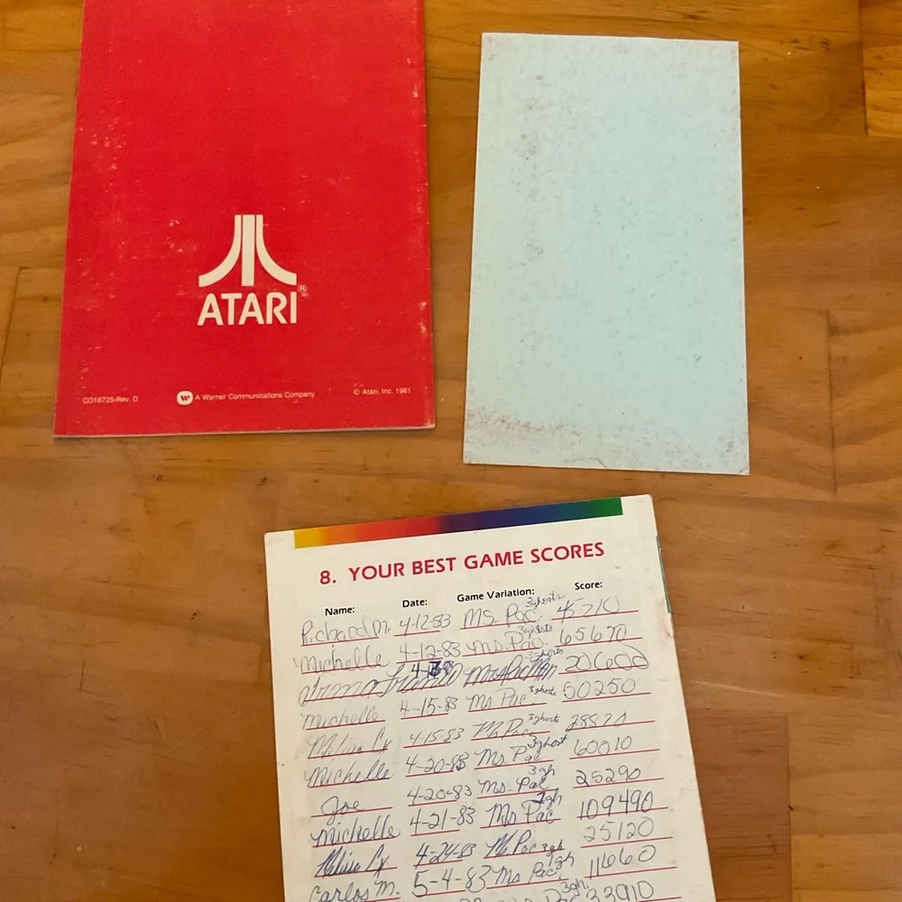 Video Game Catalog Atari